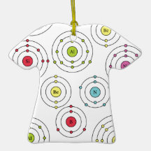 Periodic Shells Christmas Ornament