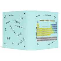 Periodic Table 1.5 inch Ring binders