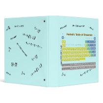 Periodic Table 1 Inch Ring binders