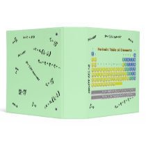 Periodic Table 2 inch Ring binders