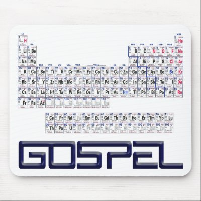 Periodic Table = Gospel Mousepads by GodlessGifts