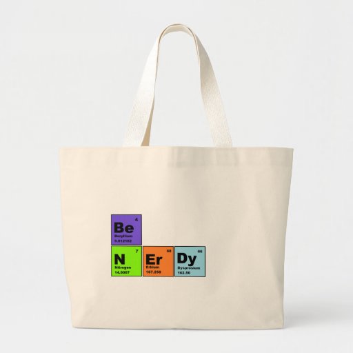 Periodic Table Nerdy Products Bag
