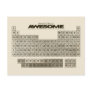Periodic Table of AWESOME Postcard