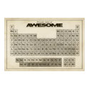 Periodic Table of AWESOME XXL Poster posters