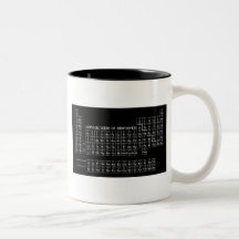 Periodic Table of Elements BLACK Mug