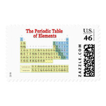 Periodic Table of Elements postage by GeeksRock Periodic Table of Elements postage