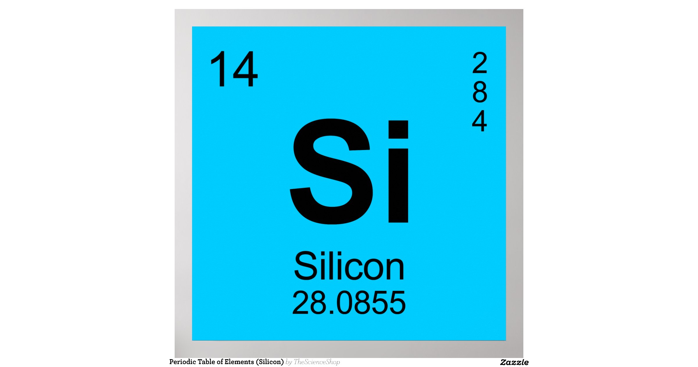periodic table of elements silicon poster si on the periodic table - Periodic Table Abbreviation For Silicon periodic table of elements silicon poster si on the periodic table - Periodic Table Abbreviation For Silicon
