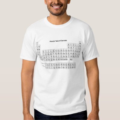 Periodic Table of Elements Tee Shirt
