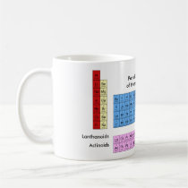 Periodic table of the elements - mug mugs