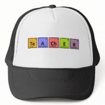 Periodic Table Teacher Appreciation Trucker Hats