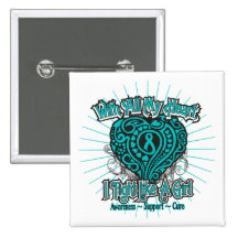 Peritoneal Cancer Heart I Fight Like A Girl Pins