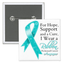 Peritoneal Cancer Support Hope Awareness Pins
