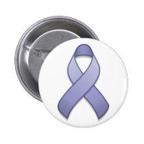 Periwinkle Awareness Ribbon Button buttons