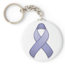 Periwinkle Awareness Ribbon Keychain keychains