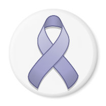 Periwinkle Awareness Ribbon Magnet magnets