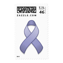 Periwinkle Awareness Ribbon Postage stamps
