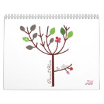 Periwinkle Blossoms Raw Food Calendar