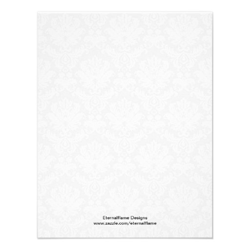 Periwinkle Blue Damask Monogram Rehearsal Dinner Invitations