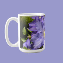 Periwinkle Clematis Mug mugs