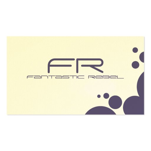 Periwinkle Fantastic Rebel Business Cards