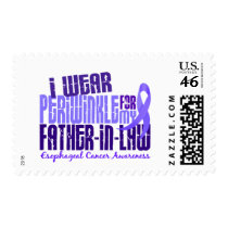 Periwinkle For Father-In-Law 6.4 Esophageal Cancer Postage