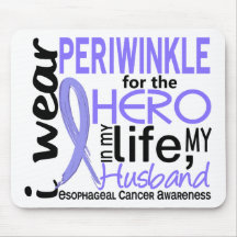 Periwinkle For Hero 2 Husband Esophageal Cancer Mousepads