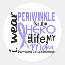 Periwinkle For Hero 2 Mom Esophageal Cancer Sticker