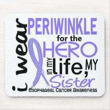Periwinkle For Hero 2 Sister Esophageal Cancer Mousepad