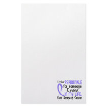 Periwinkle For Someone I Need Stomach Cancer Stationery Design