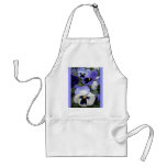 Periwinkle Pansies Apron Periwinkle Pansies Apron