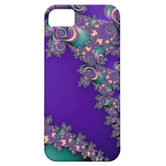Periwinkle Purple and Mint Fractal Skins