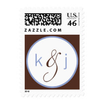 Periwinklle Monogram Stamps