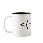 Perk-up! Emoticon mug