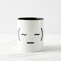 Perk-up! Emoticon mug