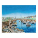 Perkins Cove Art Print by davidlintonart Perkins Cove Art Print