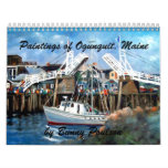 Perkins Cove, Ogunquit, Maine Wall Calender Calendars