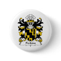 Perkins Family Crest buttons by coatsofarms Perkins Family Crest buttons
