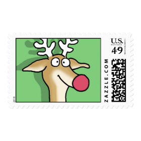PERKY REINDEER by Boynton Postage Stamps