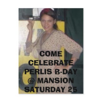 perla, COME CELEBRATEPERLIS B-DAY@ MANSION SATU... postcards by normaaespinoza perla, COME CELEBRATEPERLIS B-DAY@ MANSION SATU... postcards