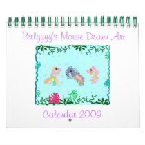 Perlyyyy's Mouse Drawn Art Wall Calendar