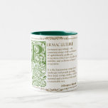 Permaculture - A Definition (1) Green & Brown Coffee Mugs