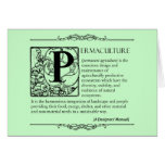 Permaculture - A Definition (3) - Black Card