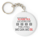 Permian Basin Diabetes & Exercise keychains