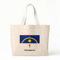Pernambuco, Brazil Flag bags
