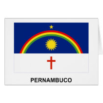 Pernambuco, Brazil Flag cards