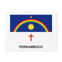 Pernambuco, Brazil Flag postcards by Vexillophile Pernambuco, Brazil Flag postcards