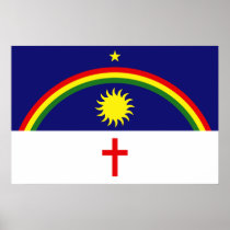 Pernambuco, Brazil flag Posters