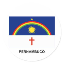Pernambuco, Brazil Flag stickers