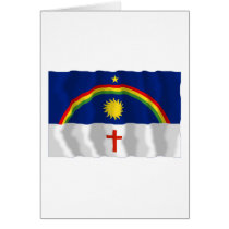 Pernambuco, Brazil Waving Flag cards