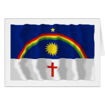 Pernambuco, Brazil Waving Flag cards